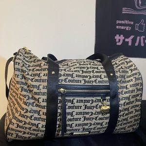 brown juicy couture duffel bag